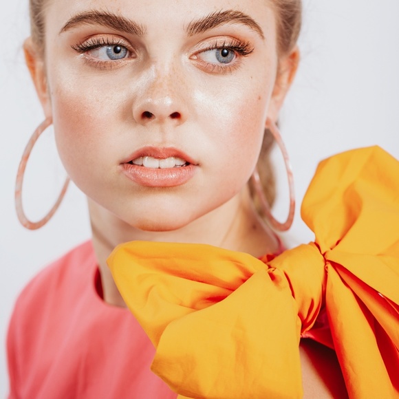 WOLF & RITA - Girls Adelia Pink Sash Blouse NWOT - Picture 5 of 11